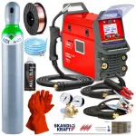 Keevitusinverter IDEAL MIG 210 SYNERGY PRO4, LCD, MMA/TIG, 200 A, alumiiniumile