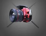 POLMART LED laserprojektor 3D 244LED HD hologramm
