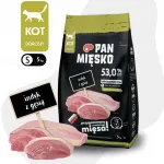 Pan Mięsko kuiv kassitoit kuivatatud kalkuni ja hane lihaga, v&auml;iksed kr&otilde;binad, 5 kg