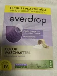 Everdrop pesupulber v&auml;rvilistele riietele, 19 pesukorda, 760 g, Saksamaa