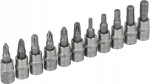 STALCO kruvikeerajate otsikute komplekt PH/PZ/HEX 1/4, 11 tk, S-54021