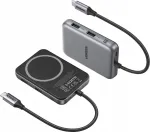 USB-C jagaja Ugreen 7in1, HDMI 4K 60Hz, 10Gbps, PD 100W, magnetiline, iPhone&rsquo;ile