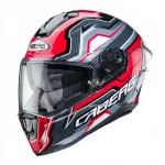 T&auml;iskattega kiiver CABERG DRIFT EVO LB29 must/hall/punane, suurus XL