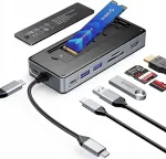 ORICO USB-C 8in1 dokipesa M.2 SSD pesaga ja 4K HDMI-ga