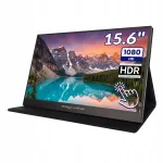 Pro-View 15.6" Portable Monitor, Case, IPS, VESA, USB-C S&uuml;learvutile