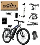 DUOTTS C29 elektrirataste, 1000W, 15Ah, kuni 55 km/h, maastiku jaoks
