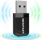 NEWFAST WiFi USB adapter, 1300 Mbps, kahesageduseline, USB 3.0