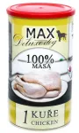 MAX Deluxe kanaga koerakonservid, 8 x 1200 g