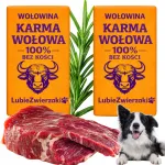 K&uuml;lmutatud veiseliha koertele, kondita, 10 kg, BARF kuubikud