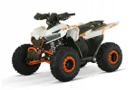 Laste neljarattaline HULK 125CC automaatk&auml;igukast, 8" rattad, valgeoranž, RS-Line