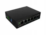T&ouml;&ouml;stuslik LANBERG PoE l&uuml;liti, 1x BT, 3x AT, SFP+ETH, DIN, Fast Ethernet