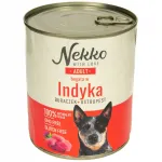 Nekko koerakonservid kalkunilihaga, peediga ja maisiga, 800 g