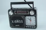Meier M-35BT retro raadio Bluetooth, FM/AM/SW, MP3, USB, kell ja LED taskulamp