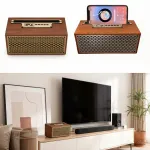 Puit retro Bluetooth k&otilde;lar FM/AM raadioga, 8W, 6 tundi akuiga