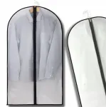 Valge lukuga riidenagi kate 60x100 cm