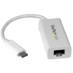 USB-C kuni gigabit Ethernet adapter StarTech, valge