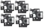 Iseliimuv riba Dymo 40913, 9 mm, valge, 10 tk, sobib LM kleebiseprinterile