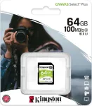 Kingston Canvas Select Plus SD 64GB UHS-I 100MB/s Class 10 m&auml;lukaart