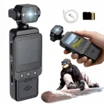 HD 1080P kaasaskantav kaamera LCD-ekraaniga, 360&deg; objektiiv ja liikumisandur