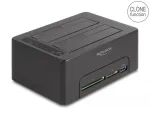 Delock 64183 v&auml;line jaam 2x HDD/SSD SATA, 2x USB