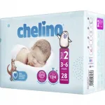 &Uuml;hekordsed CHELINO m&auml;hkmed, suurus 2 (3-6 kg), 28 tk