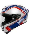 T&auml;iskiiver Shoei X-SPR PRO Gardner TC-2, valge/sinine/punane, suurus L