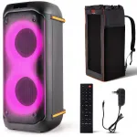 Kaasaskantav Bluetooth PARTYBOX k&otilde;lar LED-valgustusega, tarvikutega