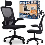 Ergonomiline must kontoritool m&auml;ngudeks, p&ouml;&ouml;ratava mehhanismiga
