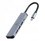 USB-C adapter 5 &uuml;hendusega: HDMI, PD