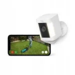 V&auml;livideokaamera RING Spotlight Cam Plus HD eraldusv&otilde;ime, LED valgustus, WiFi ja liikumistuvastusega