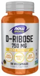 Toidulisand NOW Foods D-Ribose 750mg, 120 kapslit