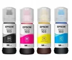 Epson 103 tindikomplekt, originaalsed Ecotank pudelid