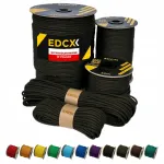 Paracord n&ouml;&ouml;r EDCX 4 mm, 15 m, armee roheline, valmistatud Poolas
