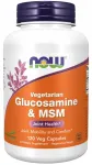 Vegetaarne gl&uuml;koosamiin ja MSM, 120 kapslit, NOW FOODS