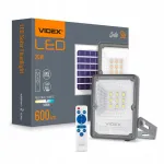 VIDEX 20W 600lm p&auml;ikeseenergia ja liikumisanduriga LED v&auml;lisvalgusti