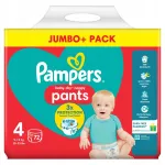 Pampers Pants m&auml;hkmed suurus 4, 72 tk.