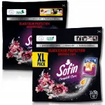 Pesupesad Sofin Dark Black, 66 pesukorda, v&auml;rvikaitsega