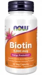 Toidulisand NOW Foods Biotin 5mg, 60 kapslit
