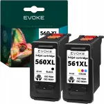 Canon PG560 must + CL561 v&auml;rviline XL tindikassett, suurenenud maht