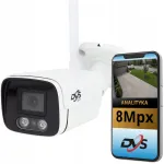 V&auml;line traadita 8MP 4K Ultra HD IP kaamera rakenduse juhtimisega