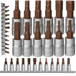 TORX HEX 1/4" padrunite komplekt