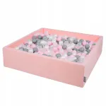 KiddyMoon laste kuiv ruudukujuline pallibassein 200 palliga