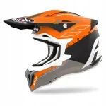 Motokrossi kiiver AIROH Strycker Skin, oranž matt, S suurus