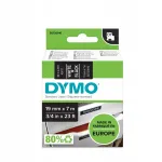DYMO D1 kleebisriba, 19 mm x 7 m, valge musta tekstiga