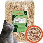 Puidugraanulitest kassiliiv, k&uuml;&uuml;likutele ja merisealistele, 100% m&auml;nd, 15 kg