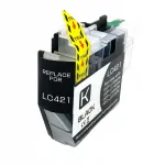 BROTHER LC421 XL must tindimust, sobib MFC-J1010DW, DCP-J1800DW, J1140DW, J1050DW