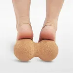 Kahekordne korkmassaažipall seljale ja jalgadele