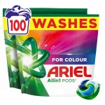 Pesukapslid v&auml;rvilistele riietele Ariel All-in-1 PODS, 100 pesu