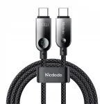 Mcdodo CA-4780 andmejuhe USB-C&ndash;USB-C, 60W, 1,2 m, must