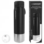 Wessper B2 roostevabast terasest 1L veepudel filtriga, must